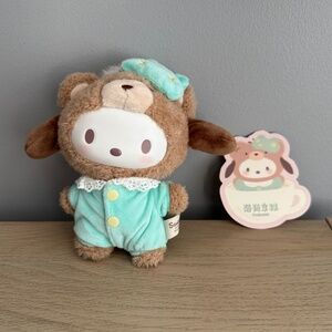 TOP TOY Sanrio Characters Latte Baby Plush Pochacco